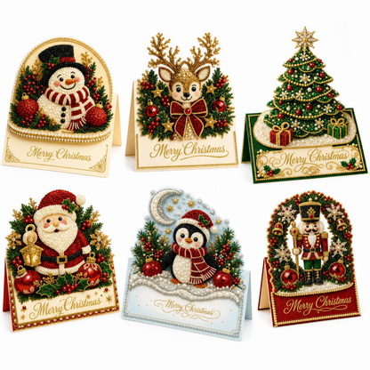 🎁Christmas Hot Sale 60% OFF🎅DIY 3D Christmas Greeting Cards Set