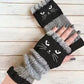 ❄️Black Friday Sale 50% OFF!!🐱Winter Warm Half Finger Knitted Gloves