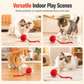 🎁Gift Idea Hot Sale 🐱🔥Smart Automatic Rolling Cat Toy Ball with Rope