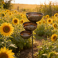 🔥 Last Day Promotion-60% OFF✨☔️3-Tier Rustic Metal Bird Feeder & Drinker Stake