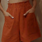 🎁Women's Cotton High Waist Pocket Fashion Casual Shorts✈️FREE SHIPPING