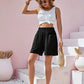 🎁Women's Cotton High Waist Pocket Fashion Casual Shorts✈️FREE SHIPPING